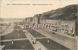 Old Postcard Boulogne sur Mer Digue Sainte Beuve