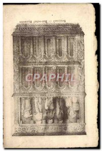 Postcard Souvigny Old Bas Relief Byzantine