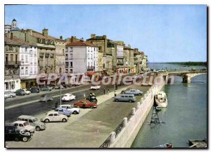 Modern Postcard Quai Lamartine Macon