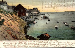 Massachusetts Marblehead Tucker's Wharf 1906