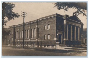 c1910's Second Christian Church Cedar Rapids Iowa IA RPPC Photo Antique Postcard