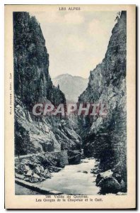 Old Postcard The Queyras Valley Alps Gorges Chapelue and Guil