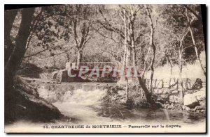 Old Postcard Chartreuse Montrieux Footbridge Gapeau