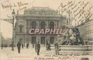 Old Postcard Montpellier Theater