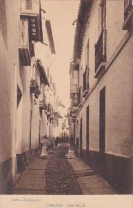 Spain Cordoba Una Calle Street Scene