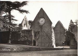 Scotland Postcard - Dryburgh Abbey - The Frater Gable & West Window - Ref ZZ4882