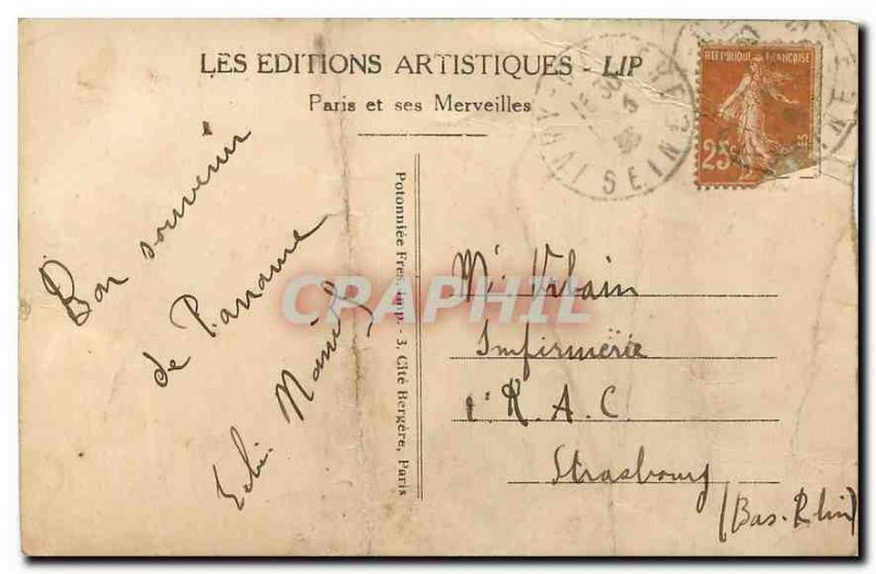 Old Postcard Set of Paris Place de la Republique