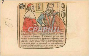 Postcard Old Church Reims Saint Remi (map 1900)