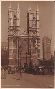 BR69289 westminster abbey london car voiture  uk judges 174 real photo