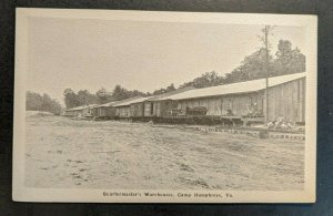 Mint Vintage US Military Warehouses Camp Humphreys VA Postcard RPPC