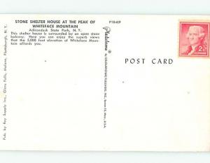 1950's WHITEFACE MOUNTAIN SHELTER HOUSE Adirondacks - Lake Placid NY H4305