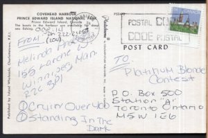 Prince Edward Island Boats in Harbour deep sea fishing COVEHEAD HARBOUR pm1985 C