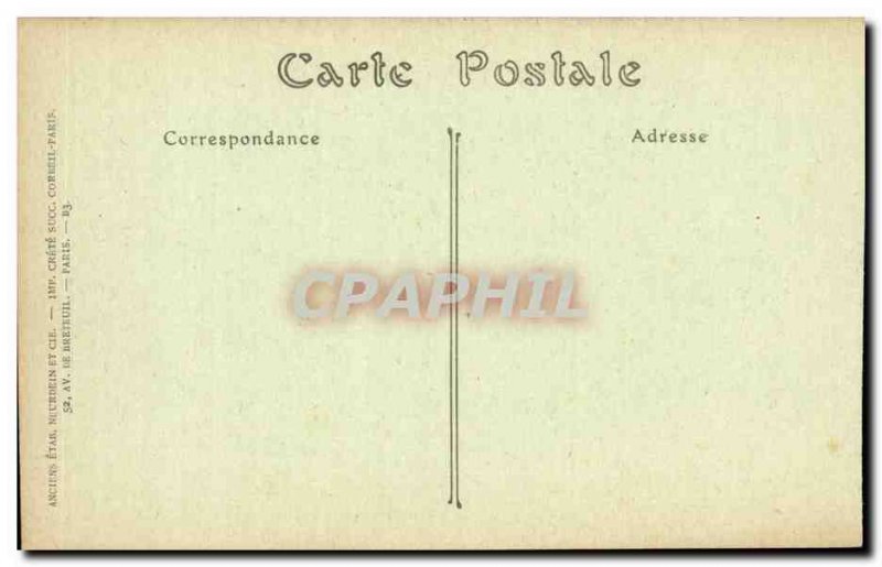 Old Postcard Dinard Beach