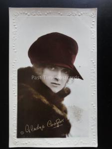 Actress GLADYS COOPER c1920 RP Postcard by Rotary