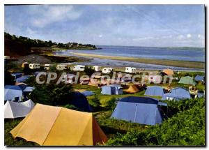 Modern Postcard View From La Presqu'ile Locquirec Camping