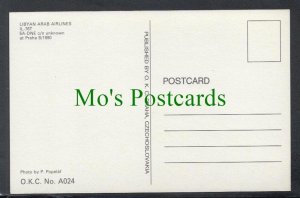 Aviation Postcard - Libyan Arab Airlines Aeroplane SW4183