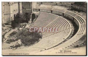 Old Postcard Orange The Roman theater the Bleachers