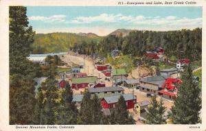 Bear Creek Canon Colorado Evergreen and Lake Antique Postcard J71979