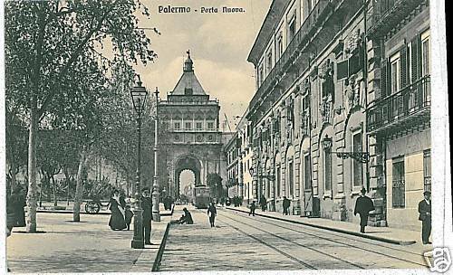 Pa096 Vintage Postcard: Palermo CITY-DOOR NEW 