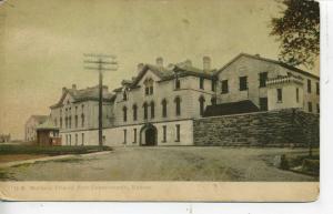 LEAVENWORTH KANSAS STATE PENITENTIARY PRISON POSTCARD 1906