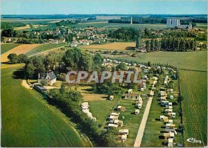 Postcard Modern Beton Bazoches (S & M) general aerial view