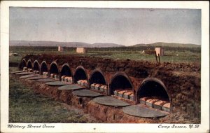 Camp Sussex New Brunswick NB Military Bread Ovens Vintage Postcard