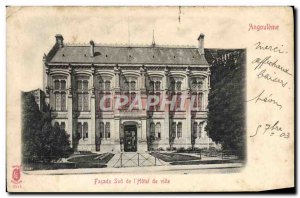 Old Postcard Angouleme South Facade of L & # 39Hotel City