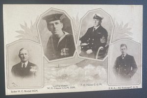 Mint England  Real Picture Postcard HMS “C3” Submarines 1917 Crew