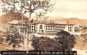 Administration Building Balboa Heights Real Photo Panama Unused 