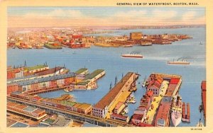 General View of Waterfront Boston, Massachusetts  