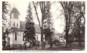 St Aloysius Church & Convent Livingston Manor New York  