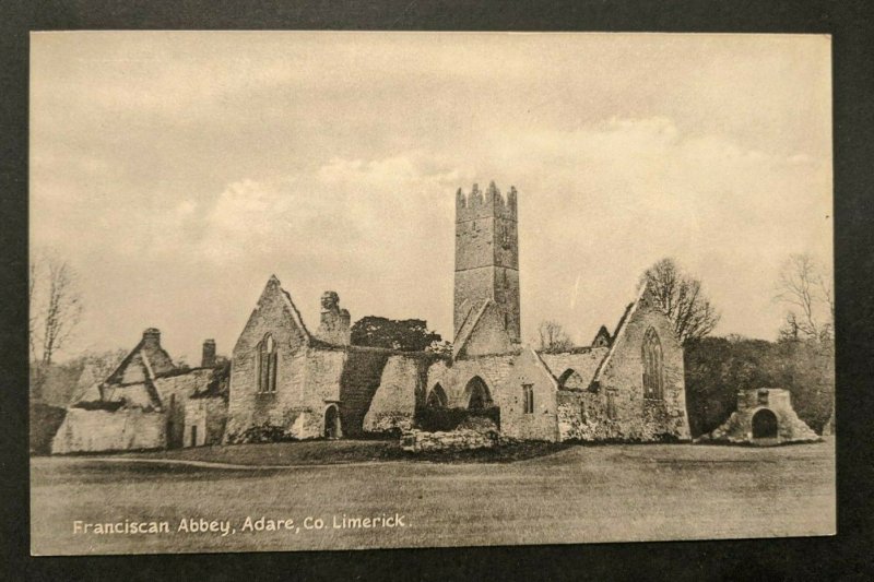 Mint Vintage Abbey Adare Co Limerick Ireland Real Picture Postcard RPPC