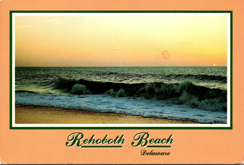 Delaware Rehoboth Beach At Sunrise 1986