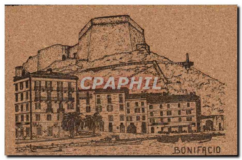 Old Postcard Bonifacio Corsica Corsica