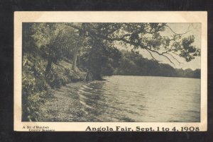 ANGOLA INDIANA ANGOLA FAIR 1908 VINTAGE POSTCARD