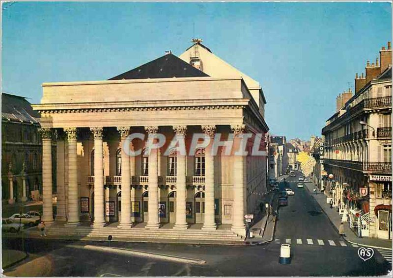 'Postcard Modern picturesque Burgundy Dijon (Cote d''Or) The Theater'