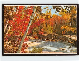 Postcard Beautiful Blue Ridge Falls, Adirondacks, North Hudson, New York