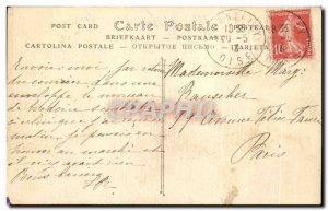 Old Postcard Chantilly Chateau De Vue Prize Parterre