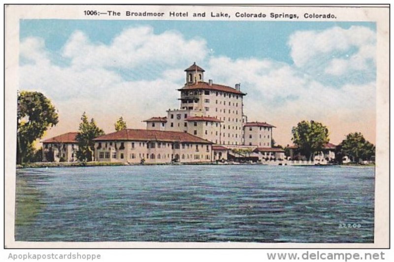 The Broadmoor Hotel And Lake Colorado Springs Colorado