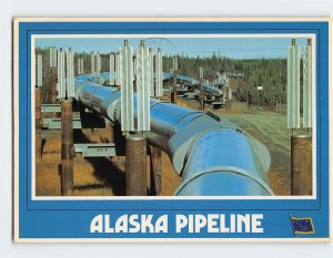 Postcard Alaska Pipeline, Alaska