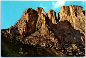 Postcard - Torri del Sella, South Side, Dolomites - Italy