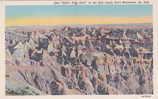 South Dakota Hells Half Acre In The Bad Lands Natl Monument