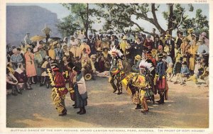 Fred Harvey,  H-3630, Hopi Buffalo Dance Arizona,Grand Canyon, Old Postcard