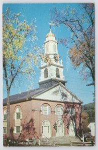 Peterborough New Hampshire~Monadnock Region Town Church~Vintage Postcard