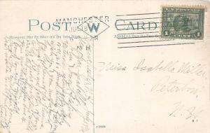 MANCHESTER NEW HAMPSHIRE HIGH SCHOOL POSTCARD 1914