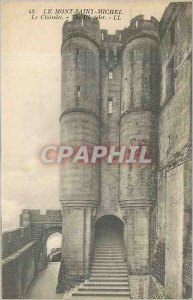 Old Postcard Mont St Michel le chatelet