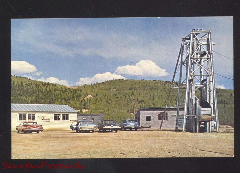 CRIPPLE CREEK COLORADO THE MOLLIE KATHILEEN MINE MINING 1960's CARS POSTCARD