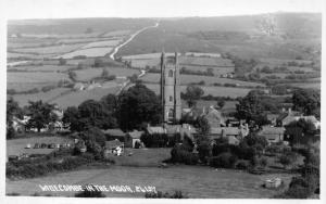 WIDECOMBE IN THE MOOR DEVON~PANORAMIC VIEW-PHOTO POSTCARD 33036