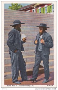 LANCASTER, Pennsylvania, 1900-1910's; Amish Men of Lancaster