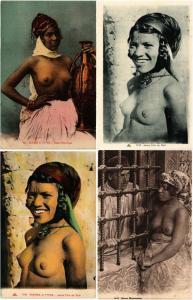 ETHNIC NUS AFRIQUE NUDES AFRICA RISQUE EROTIC 60 CPA pre-1940 (L2820)